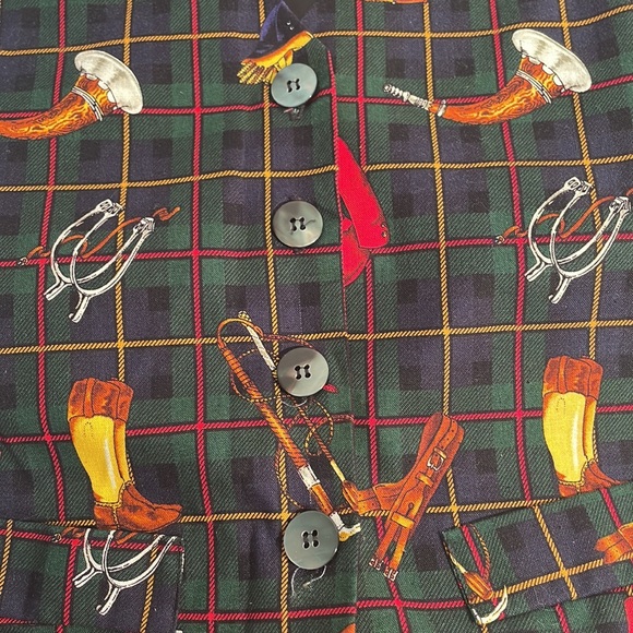 Vintage Carol Antone Collection Equestrian Vest - Picture 4 of 4